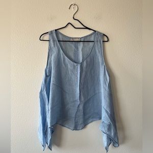 Eleven Stitch Design | Linen Flow Tank